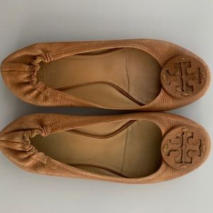 Tory Burch Camel Flats